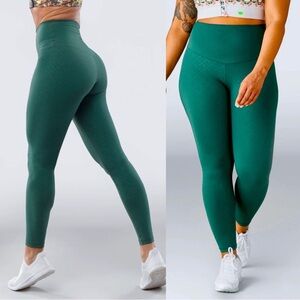 SHEFIT | Green Boss Leggings (High Rise 7/8 Compression) | Size Luxe (Large)